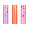 Souza! Set de bálsamo labial infantil 3 piezas - diversos aromas frutales, hidratante, humectante, protector, dermatológicamente testado, sin parabenos, sin ftalatos, no tóxico, barra giratoria, estuche de regalo