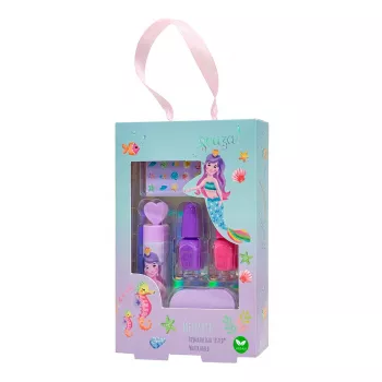 Souza! Set de maquillaje y manicura infantil sirena 5 piezas