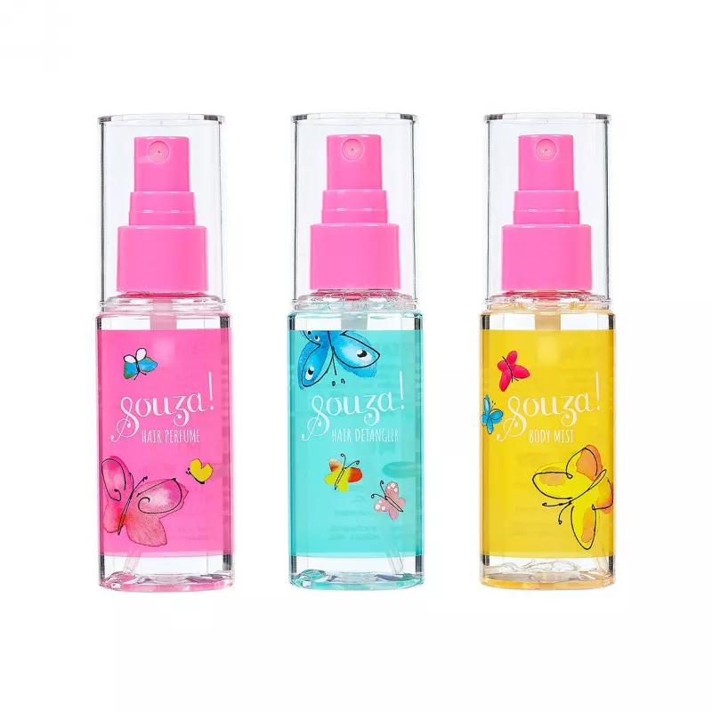 Souza! Set de bruma para pelo y cuerpo infantil 3 x 50 ml