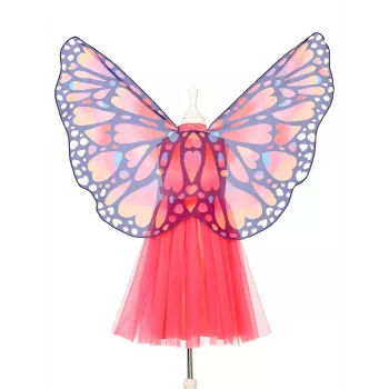 Souza Vestido de disfraz de mariposa Papillon con alas 5-7 años