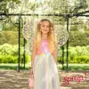 Souza! Vestido de disfraz de hada mariposa con alas Flora 3-4 años