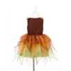 Souza! Vestido de disfraz de bruja Sabrina con falda de tul y sombrero para niñas 5-7 años