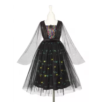 SOUZA! Vestido de disfraz de bruja Agatha con luces LED para niñas 5-7 años