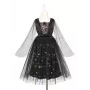 SOUZA! Vestido de disfraz de bruja Agatha con luces LED para niñas 5-7 años