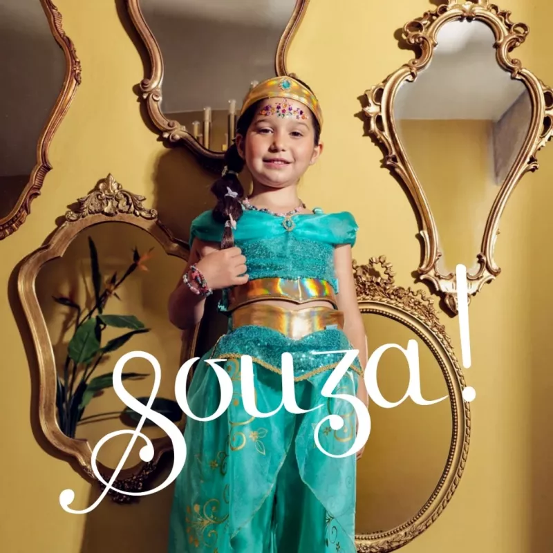 Souza! Disfraz de princesa árabe Amira 3-4 años
