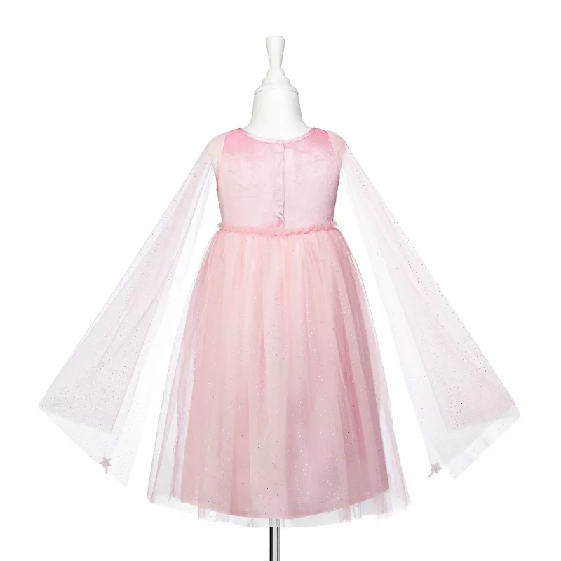 Souza! Vestido de disfraz de hada princesa Silvianne rosa tul mangas largas 8-10 años