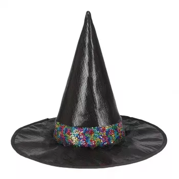 Souza! Sombrero de bruja Agatha para niños 4-10 años negro