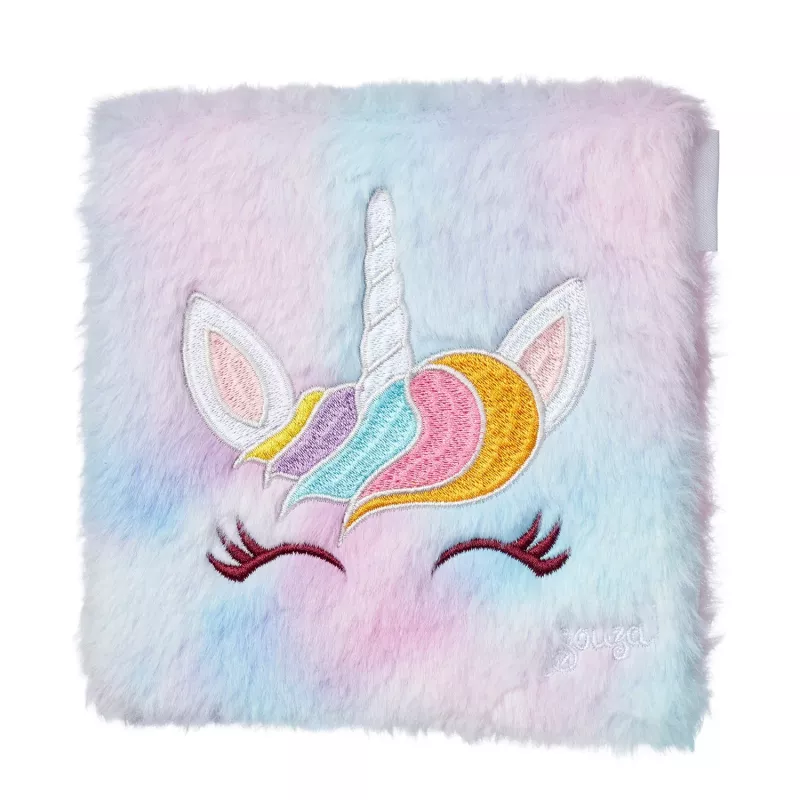 Souza! Paleta de sombras de ojos para niñas con espejo en estuche suave de unicornio, 9 tonos