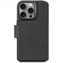 Decoded cartera desmontable de piel para iPhone 16 Pro - Negro