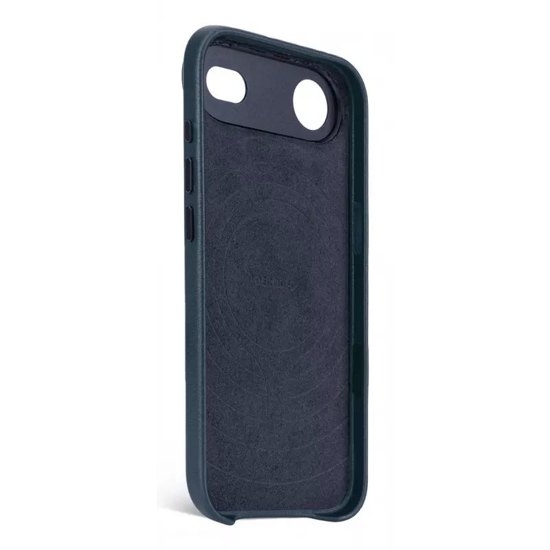 Funda trasera de piel Decoded para iPhone 17 Air con MagSafe - Navy Shadow