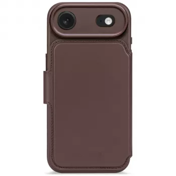 Cartera desmontable con MagSafe Decoded para iPhone Air, marrón, piel