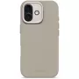 Funda trasera de silicona AntiMicrobial Decoded para iPhone 17 compatible con MagSafe Soft Taupe