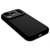 Decoded Funda trasera de silicona antimicrobiana para iPhone 17 Pro con MagSafe (Phantom Black)