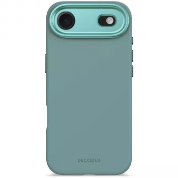 Funda trasera de silicona AntiMicrobial Decoded para iPhone 15 Pro Max, Retro Blue