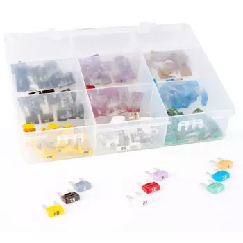 Surtido de fusibles de cuchilla mini WKK 135 piezas