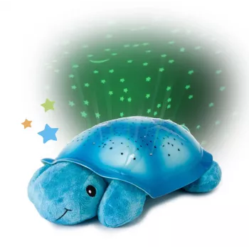 Proyector luz nocturna Cloud B Turtle Azul