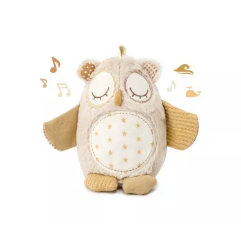Máquina de sonido con sensor inteligente y peluche Cloud b Nighty Night Owl