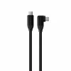 Satechi cable USB-C en ángulo recto de 1m con Power Delivery de 240W y transferencia de datos de 20Gbps - negro