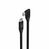 Satechi cable USB-C en ángulo recto de 1m con Power Delivery de 240W y transferencia de datos de 20Gbps - negro