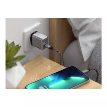 Satechi cargador de pared USB-C PD de 20W, negro/gris