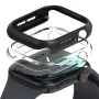 RINGKE SLIM 2-PACK APPLE WATCH 10 / 11 (46 MM) transparente y negro mate