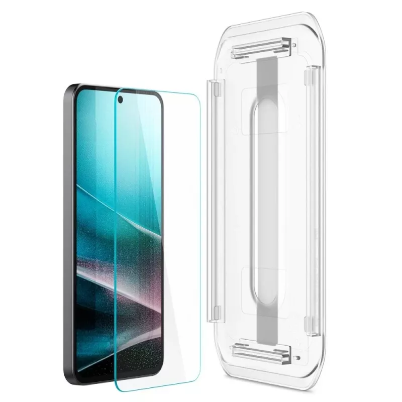 Spigen Glas.tR EZ Fit pack de 2 protector de pantalla de cristal templado para Samsung Galaxy A36 5G transparente