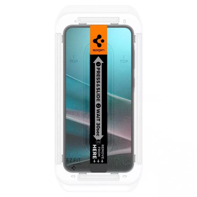Spigen Glas.tR EZ Fit pack de 2 protector de pantalla de cristal templado para Samsung Galaxy A36 5G transparente