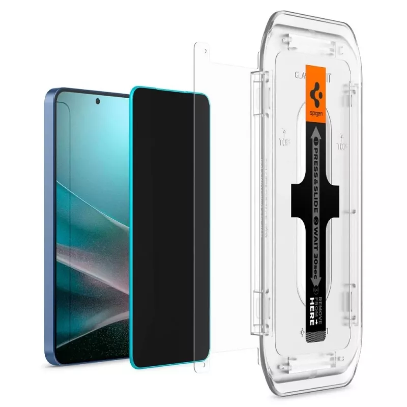 Spigen Glas.TR EZFIT HD Privacy cristal de privacidad para Samsung Galaxy S24+ 2 unidades