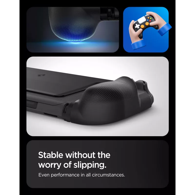 Spigen Dual Grip funda para Nintendo Switch 2 - negra