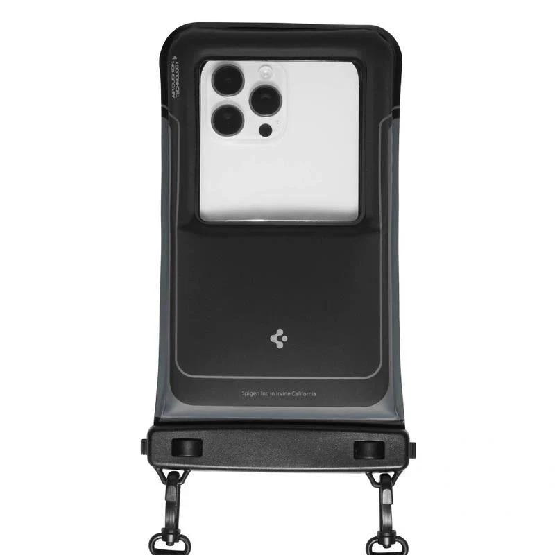 SPIGEN A611P Funda Impermeable Universal Flotante 2-Pack Negro Mate