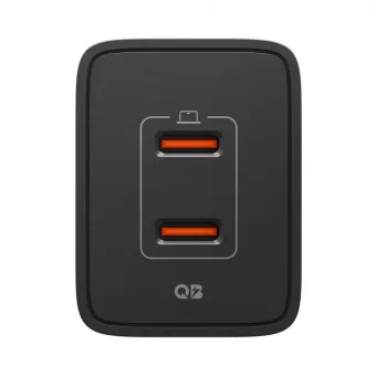 SPIGEN ESSENTIAL EE472EU Cargador de Red de 2 Puertos 47W Negro