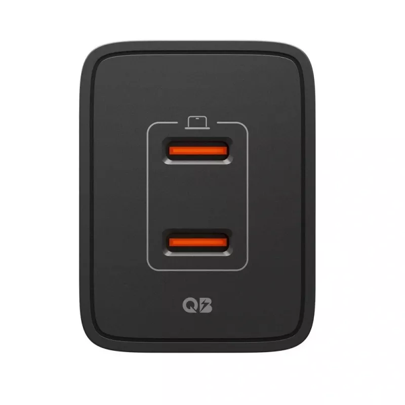 SPIGEN ESSENTIAL EE472EU Cargador de Red de 2 Puertos 47W Negro