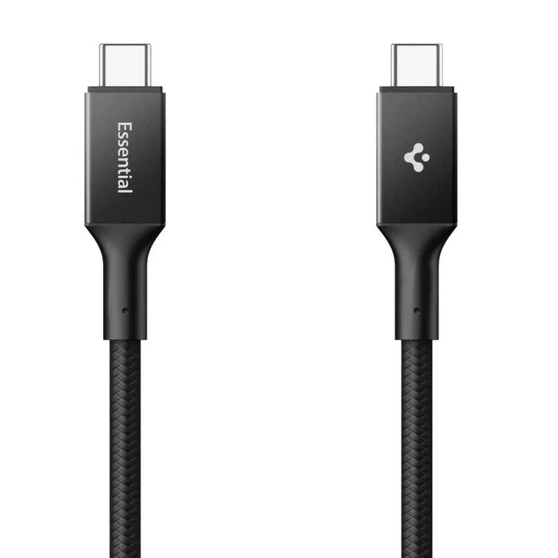 Spigen EB10010CC Cable Essential USB-C a USB-C 100W 1m Negro