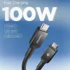 SPIGEN EB10020CC Cable Essential USB-C a USB-C 100W 200cm Negro