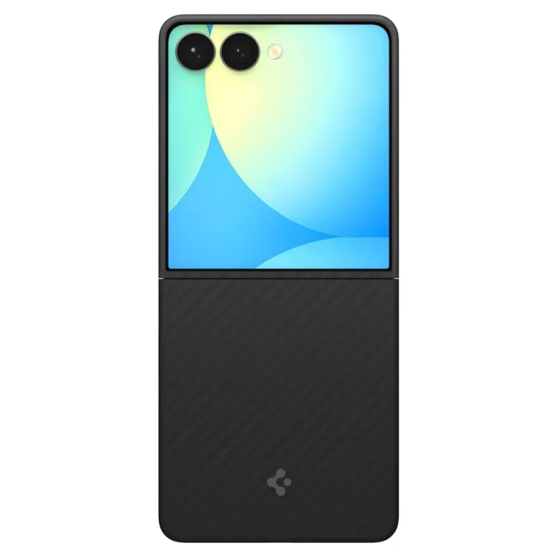 Spigen AirSkin Aramid Funda para Samsung Galaxy Z Flip 7, negra