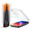 Spigen GLAS.TR EZ Fit Pro protector de pantalla de cristal templado para Apple iPhone 16 Pro Max / 17 Pro Max, transparente, pack de 2