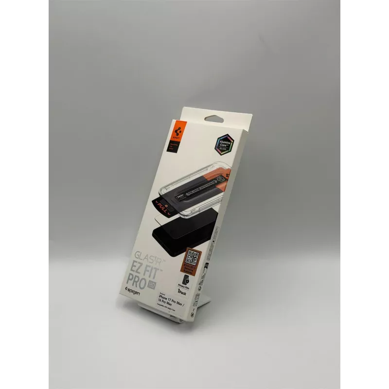 Spigen Glas.tR EZ Fit Pro AC protector de pantalla con privacidad para iPhone 16 Pro Max / 17 Pro Max