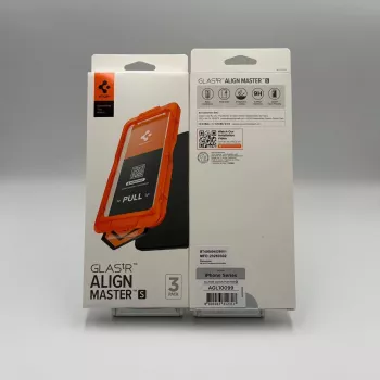 Spigen ALM GLAS.TR SLIM protector de pantalla de cristal templado para Apple iPhone 17 Pro Max (pack de 3, transparente)