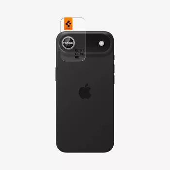 Spigen Optik Pro Glas.tR EZ Fit protector de cámara pack de 2 para iPhone Air, plata, AGL10132