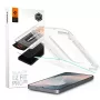 Spigen Glas.tR EZ Fit Pro HD protector de pantalla de cristal templado para Samsung Galaxy S25 FE - transparente (pack de 2)