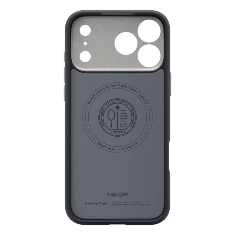 Spigen Nano Pop Mag Magsafe Funda iPhone 17 Pro Max Black Sesame