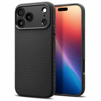 Spigen Liquid Air iPhone 17 Pro Max negro mate