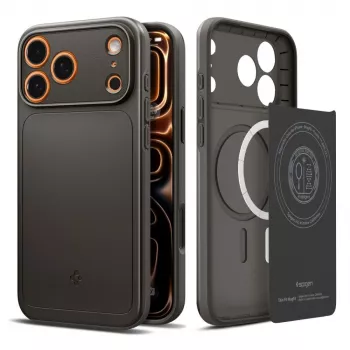 Funda Spigen Thin Fit Mag MagSafe para iPhone 17 Pro Max (Gunmetal)