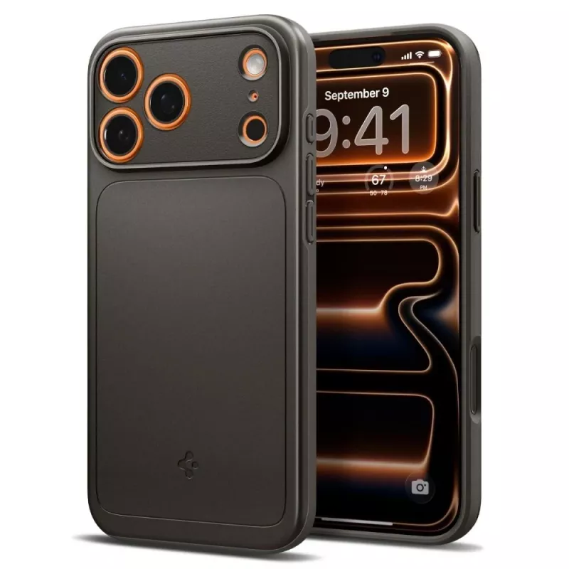 Funda Spigen Thin Fit Mag MagSafe para iPhone 17 Pro Max (Gunmetal)