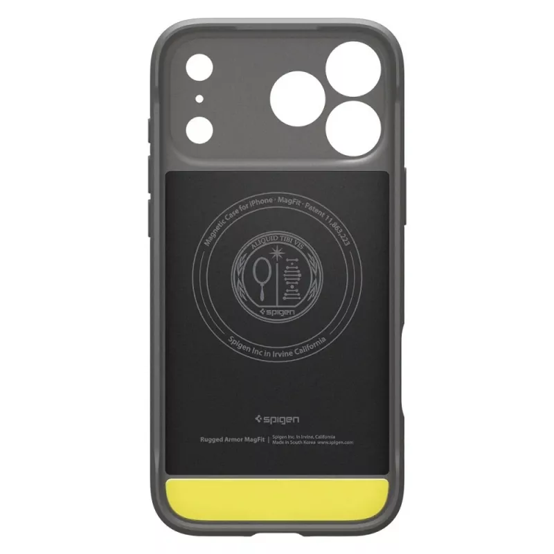 Funda Spigen Rugged Armor Mag MagSafe iPhone 17 Pro gris