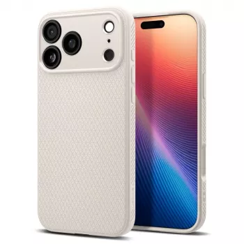 Funda Spigen Liquid Air iPhone 17 Pro Natural Titanium