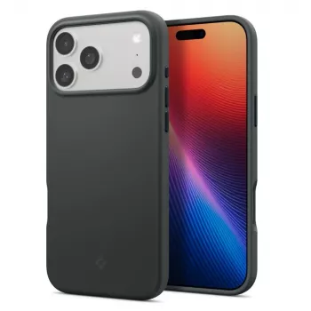 Funda Spigen Silicone Fit Mag MagSafe iPhone 17 Pro Abyss Green