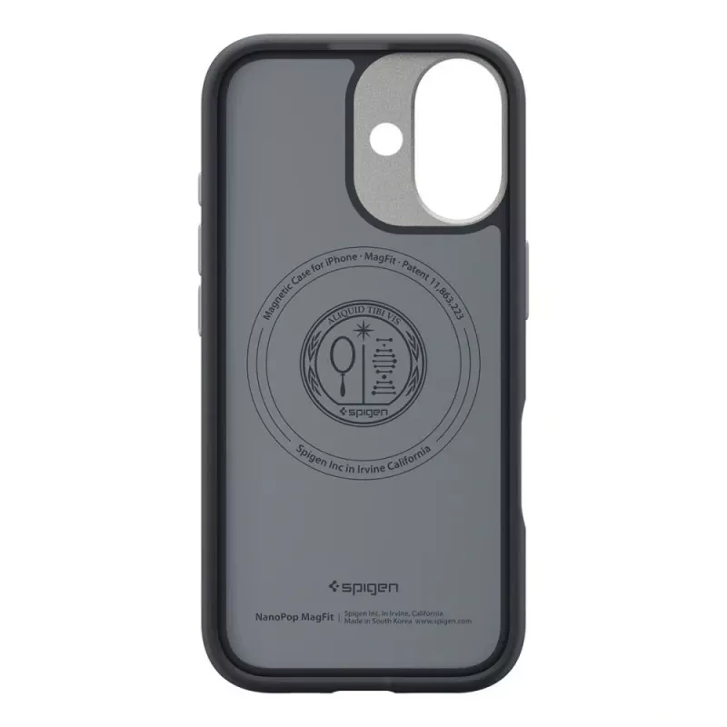 Spigen Nano Pop Mag Magsafe Funda para iPhone 17 Black Sesame