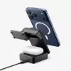SPIGEN EF323MQ Essential cargador inalámbrico magnético MagSafe 3 en 1 25W Qi2 Black