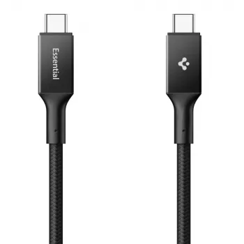 SPIGEN EB10015CC Essential cable USB-C a USB-C 100W 150cm negro